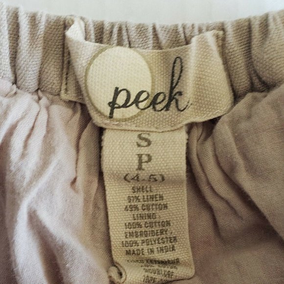 Peek Girl's Size S 4-5y Skirt Short Embroidered - Picture 2 of 3
